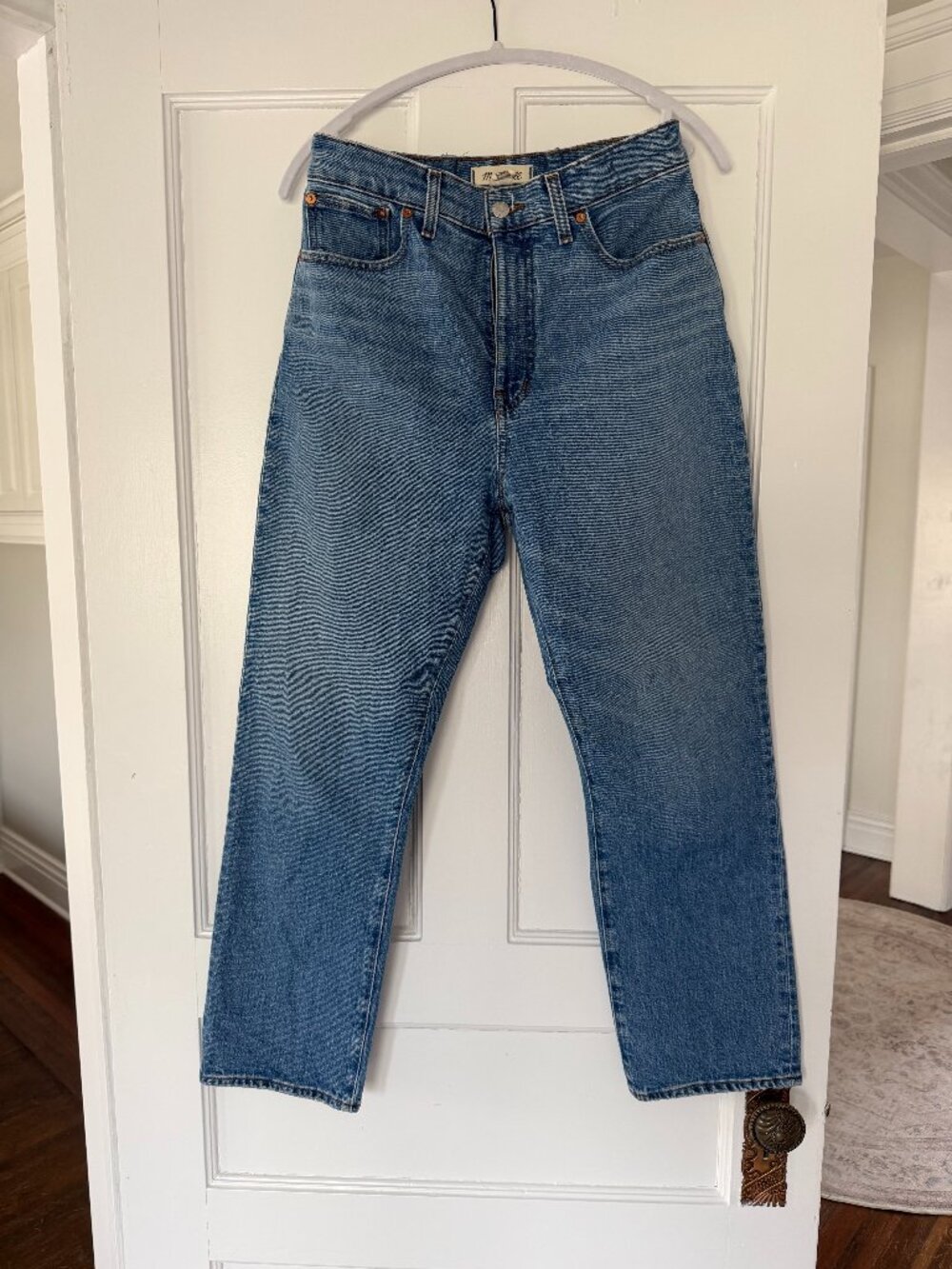 Madewell The '90s Straight Crop Jean
